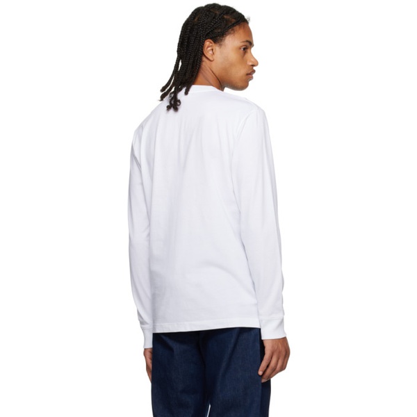  노스 프로젝트 NORSE PROJECTS White Johannes Long Sleeve T-Shirt 232116M213018