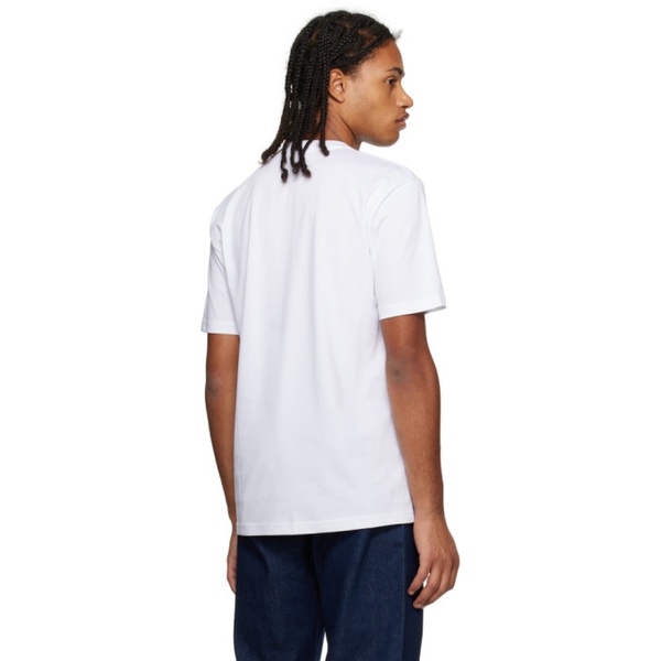  노스 프로젝트 NORSE PROJECTS White Johannes T-Shirt 232116M213022