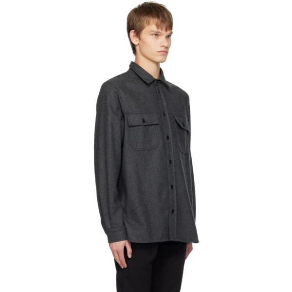  노스 프로젝트 NORSE PROJECTS Gray Silas Shirt 232116M180027