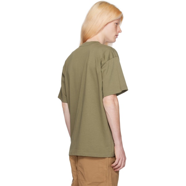  노스 프로젝트 NORSE PROJECTS Khaki Simon T-Shirt 241116M213002