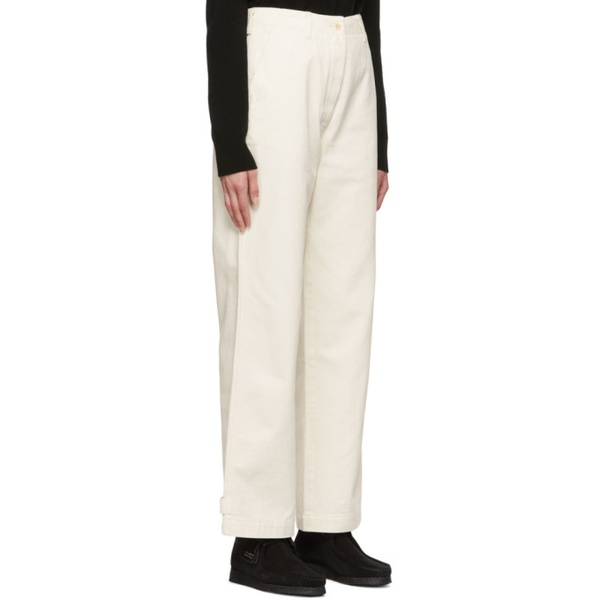  노스 프로젝트 NORSE PROJECTS 오프화이트 Off-White Organic Cotton Trousers 221116F087001