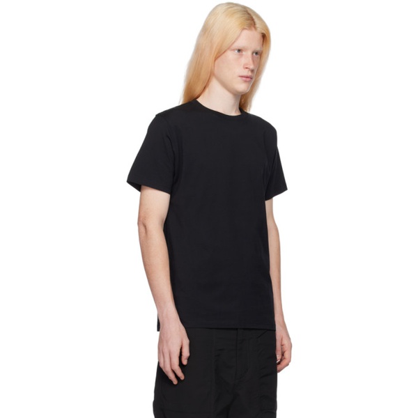  노스 프로젝트 NORSE PROJECTS Black Niels T-Shirt 241116M213012