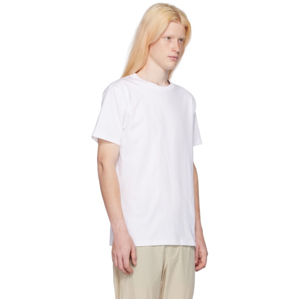  노스 프로젝트 NORSE PROJECTS White Niels T-Shirt 241116M213013