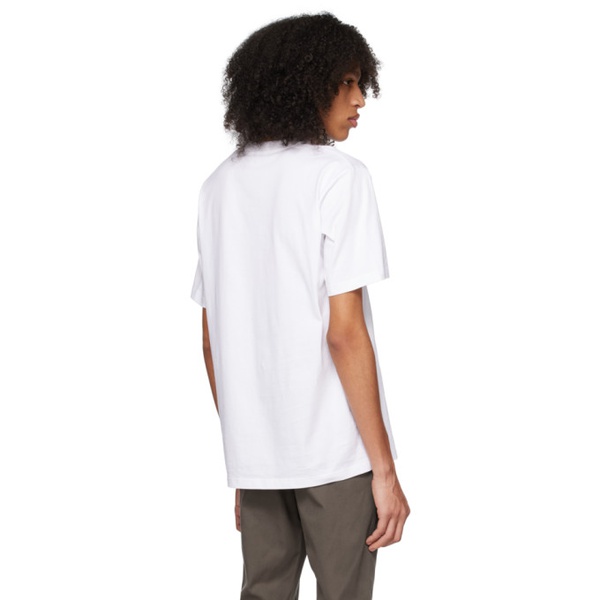  노스 프로젝트 NORSE PROJECTS White Johannes T-Shirt 231116M213010