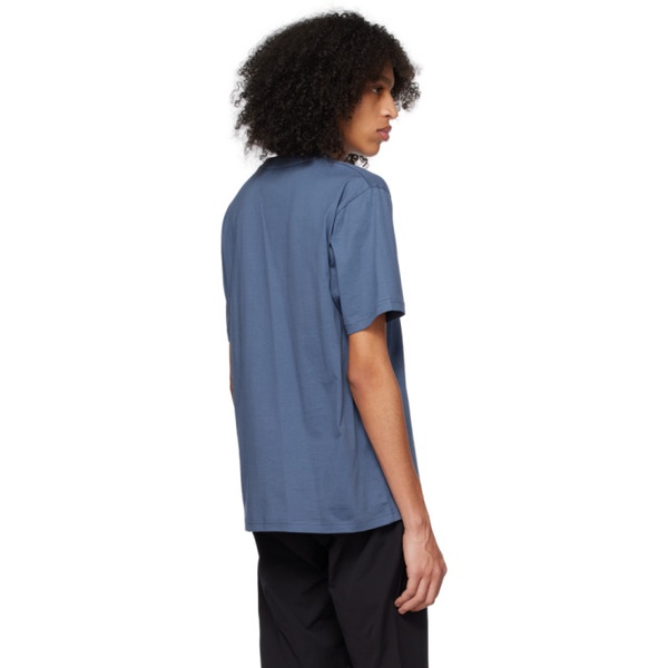  노스 프로젝트 NORSE PROJECTS Blue Johannes T-Shirt 231116M213003