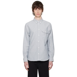 노스 프로젝트 NORSE PROJECTS Blue Silas Shirt 231116M192013