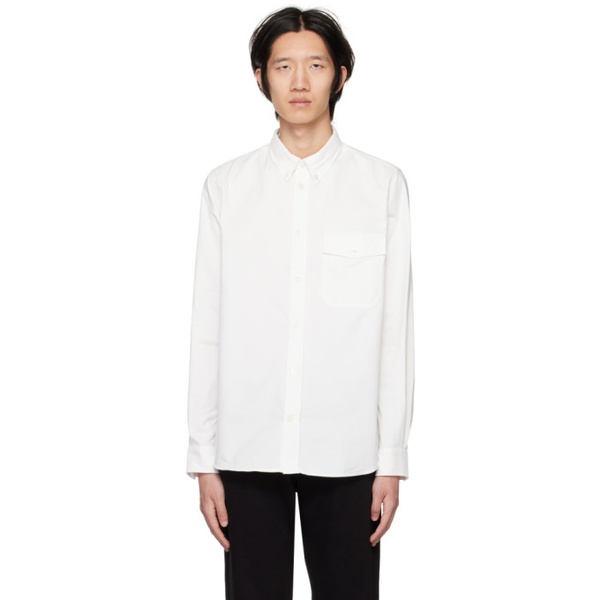  노스 프로젝트 NORSE PROJECTS White Tab Series Silas Shirt 231116M192014