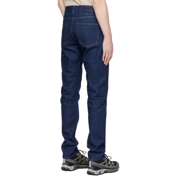  노스 프로젝트 NORSE PROJECTS Navy Slim Jeans 231116M186004