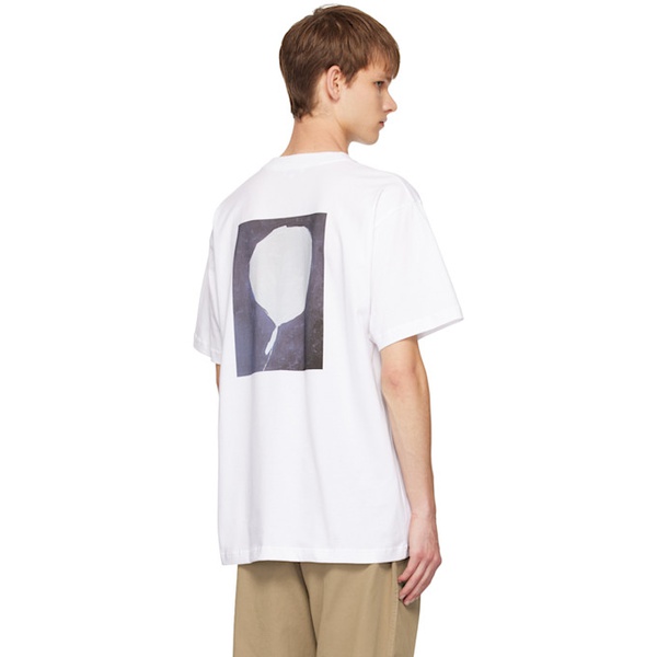  노스 프로젝트 NORSE PROJECTS White Simon T-Shirt 242116M213000