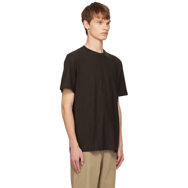  노스 프로젝트 NORSE PROJECTS Brown Jakob T-Shirt 242116M213012