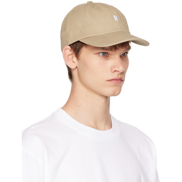  노스 프로젝트 NORSE PROJECTS Khaki Twill Sports Cap 242116M139000