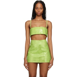 NUEE Green Crystal Camisole 231472F111000