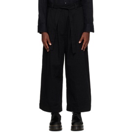 네이키드 앤 페이머스 데님 Naked & FA모우 MOUS Denim SSENSE Exclusive Black Trousers 232527M191000