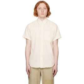 네이키드 앤 페이머스 데님 Naked & FA모우 MOUS Denim 오프화이트 Off-White Easy Shirt 231527M192007