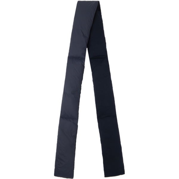  나나미카 Nanamica Navy Paneled Down Scarf 232467M150002