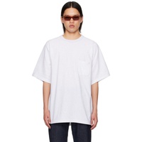 나나미카 Nanamica White KODENSHI T-Shirt 241467M213020