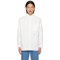 나나미카 Nanamica White Wind Shirt 241467M192025