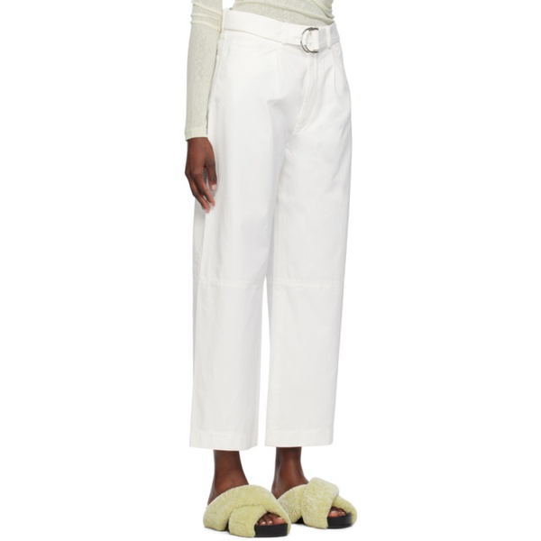  나누쉬카 Nanushka White Radia Trousers 241845F084000
