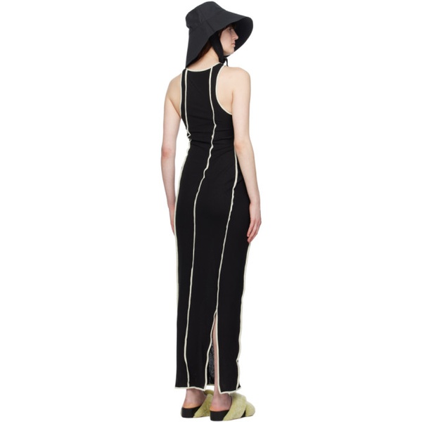  나누쉬카 Nanushka Black Wanda Maxi Dress 241845F055004