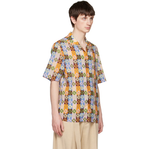  나누쉬카 Nanushka Multicolor Bodil Shirt 231845M192037