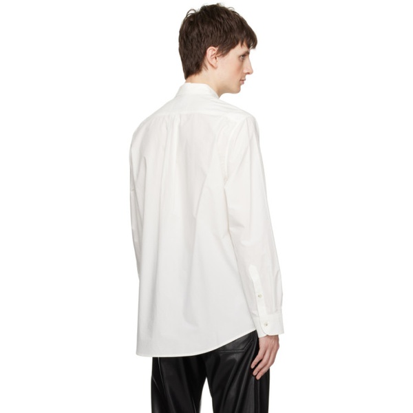  나누쉬카 Nanushka White Kaleb Shirt 231845M192025
