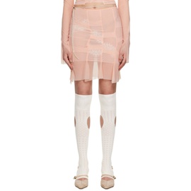 Nastyamasha SSENSE Exclusive Pink Miniskirt 231573F090015