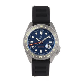 Nautis MEN'S Global Dive Rubber Blue Dial Watch 18093R-F