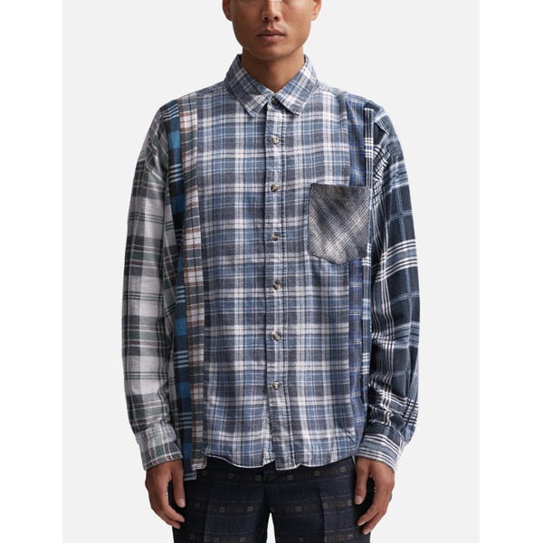  니들스 Needles 7 Cuts Wide Flannel Shirt 907320