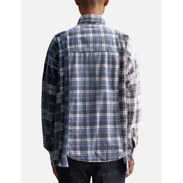  니들스 Needles 7 Cuts Wide Flannel Shirt 907320