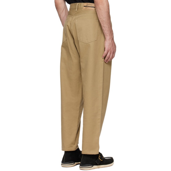  네이버후드상판 Neighborhood Beige Two Tuck Trousers 241019M191003