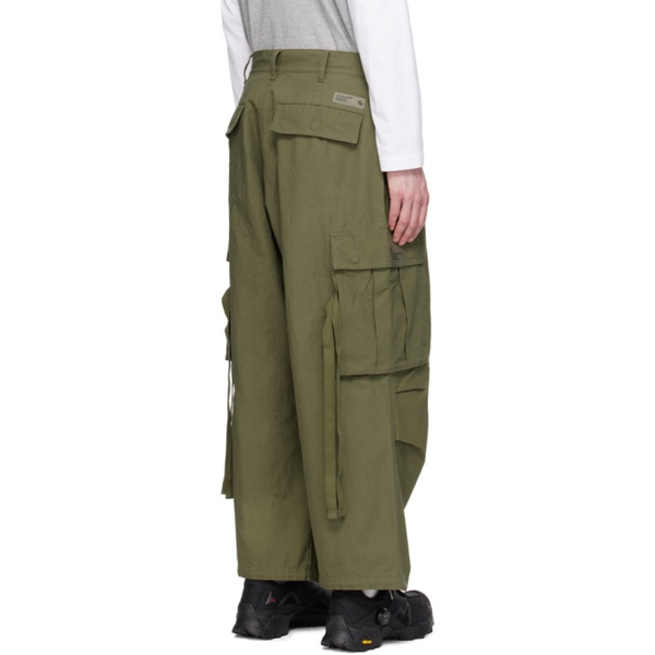  네이버후드상판 Neighborhood Green Wide Cargo Pants 241019M188001