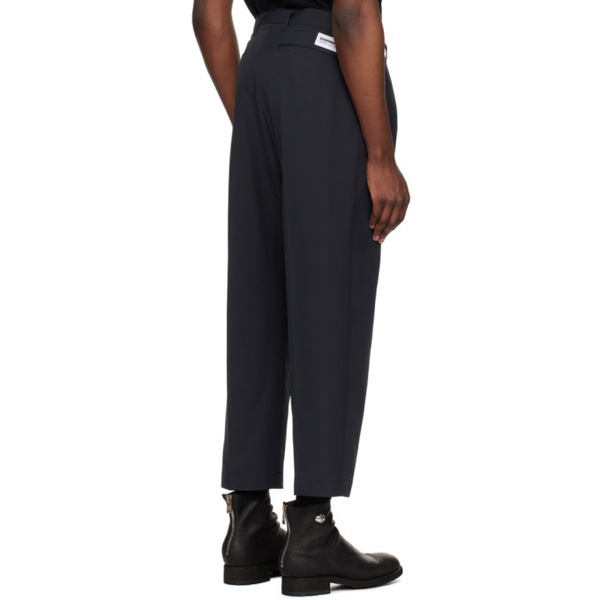  네이버후드상판 Neighborhood Black Tuck Trousers 242019M191003