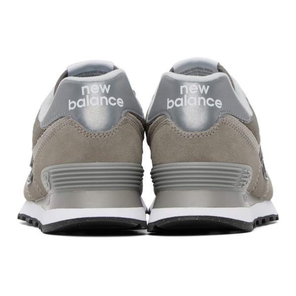 뉴발란스 뉴발란스 New Balance Gray 574 Core Sneakers 231402F128063