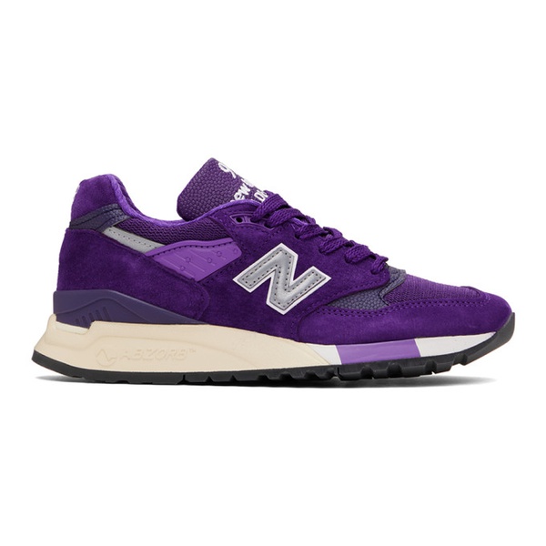 뉴발란스 뉴발란스 New Balance Purple Made in USA 998 Sneakers 231402F128156