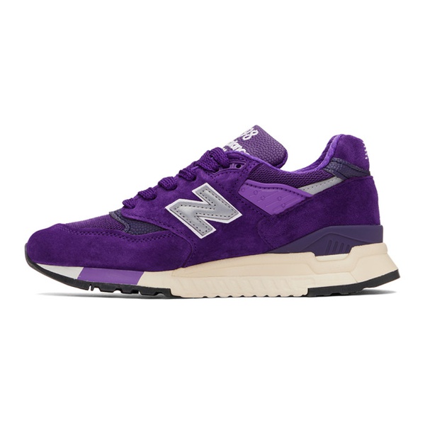 뉴발란스 뉴발란스 New Balance Purple Made in USA 998 Sneakers 231402F128156