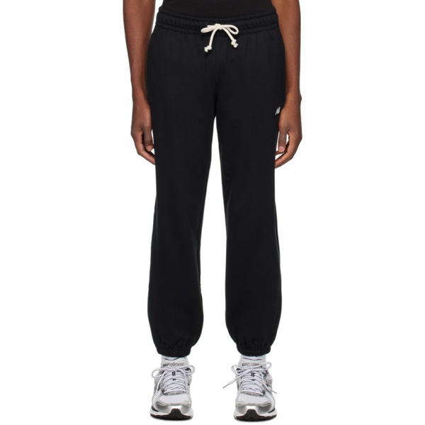 뉴발란스 뉴발란스 New Balance Black Athletics Remastered Sweatpants 232402M190002