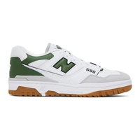 뉴발란스 New Balance White & Green 550 Sneakers 242402M237024