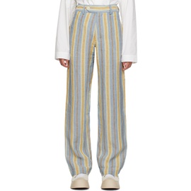 니콜라스 데일리 Nicholas Daley Multicolor Striped Trousers 231363F087001