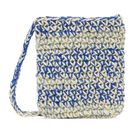 니콜라스 데일리 Nicholas Daley 오프화이트 Off-White & Blue Crochet Bag 231363F048000