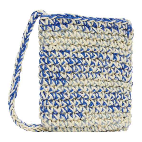  니콜라스 데일리 Nicholas Daley 오프화이트 Off-White & Blue Crochet Bag 231363F048000