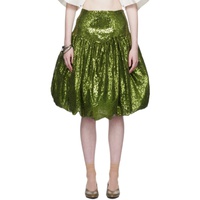Nicklas Skovgaard Green Skirt#64 Midi Skirt 232126F092006