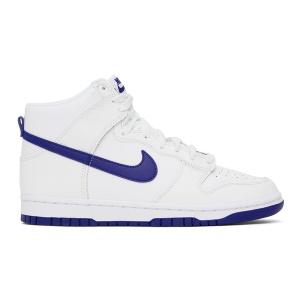 나이키 Nike White & Purple Dunk High R에트로 ETRO Sneakers 242011M236008