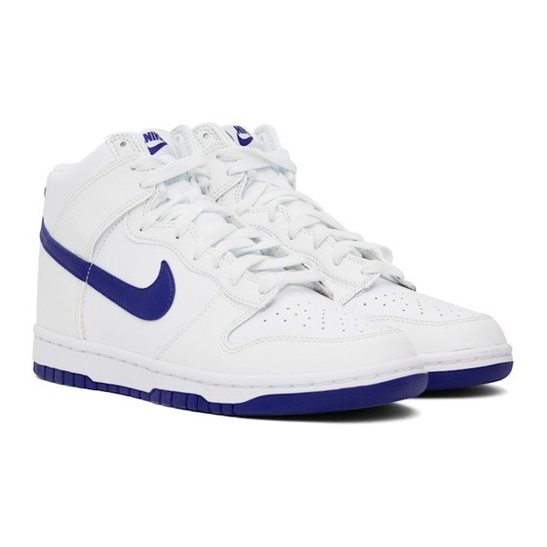 나이키 Nike White & Purple Dunk High R에트로 ETRO Sneakers 242011M236008