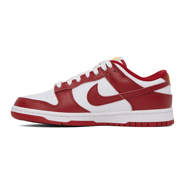 나이키 Red & White Nike Dunk Low R에트로 ETRO Sneakers 242011M237084