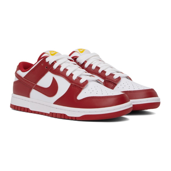 나이키 Red & White Nike Dunk Low R에트로 ETRO Sneakers 242011M237084