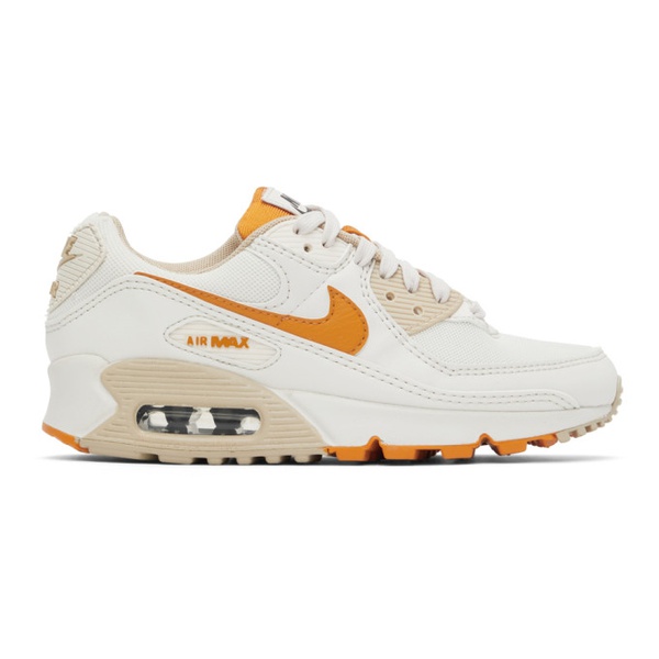 나이키 Nike 오프화이트 Off-White & Orange Air Max 90 SE Sneakers 221011F128145