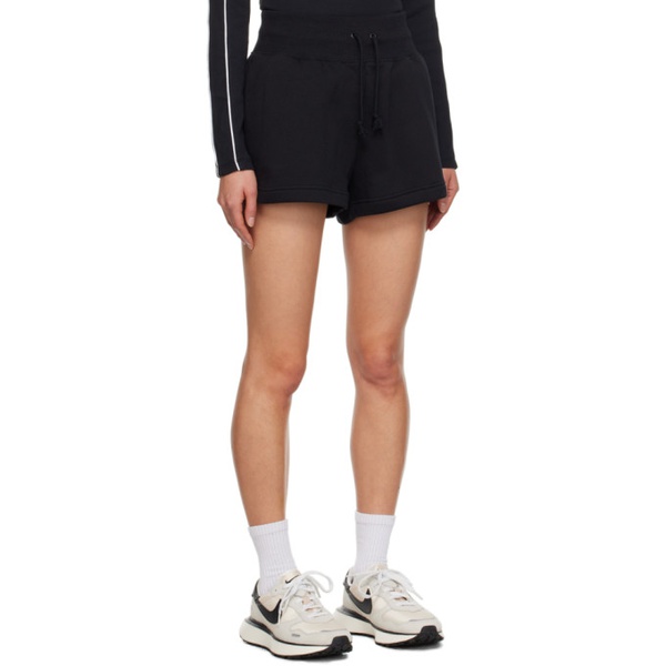 나이키 Nike Black High-Rise Shorts 241011F088000
