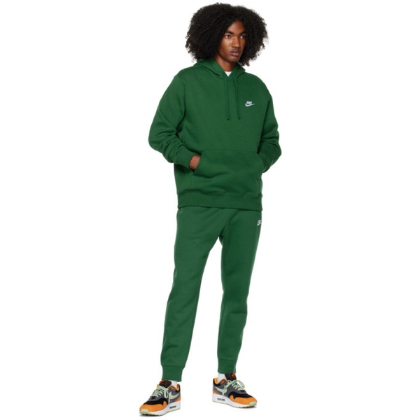 나이키 Nike Green Sportswear Club Hoodie 231011M202005