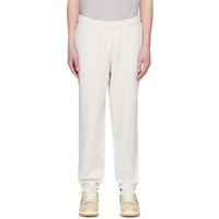 Nike White Solo Swoosh Lounge Pants 231011M190018