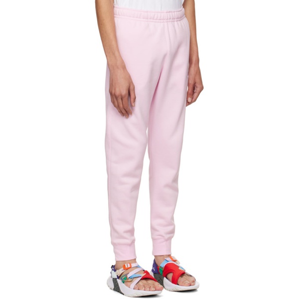 나이키 Nike Pink Embroidered Lounge Pants 222011M190038